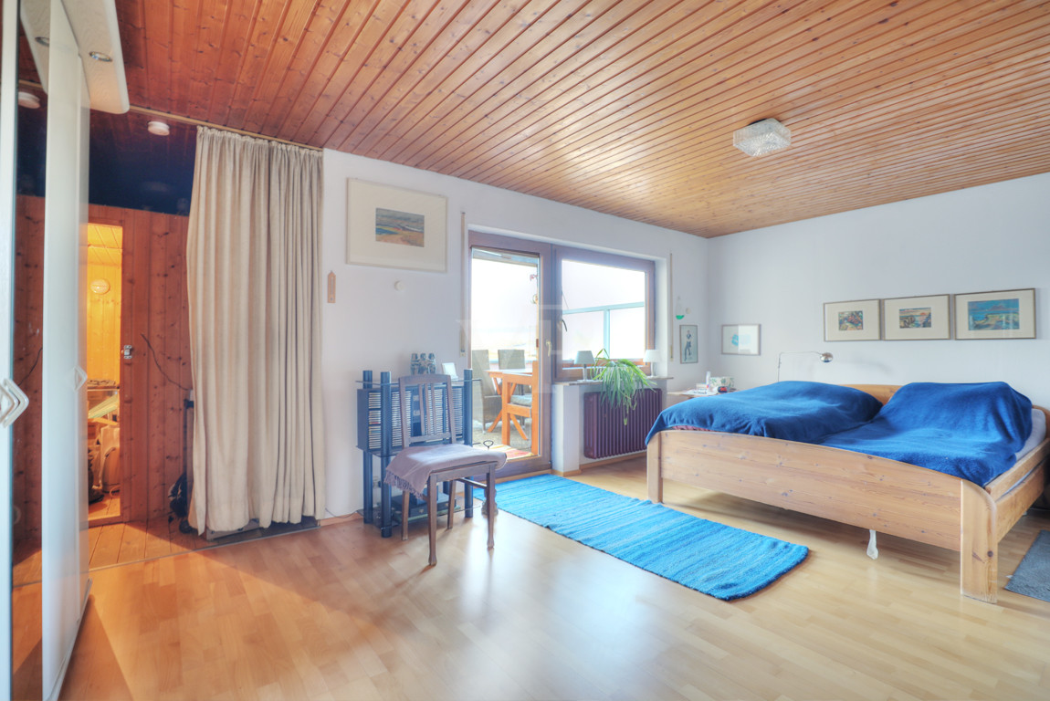 Elternschlafzimmer mit Sauna