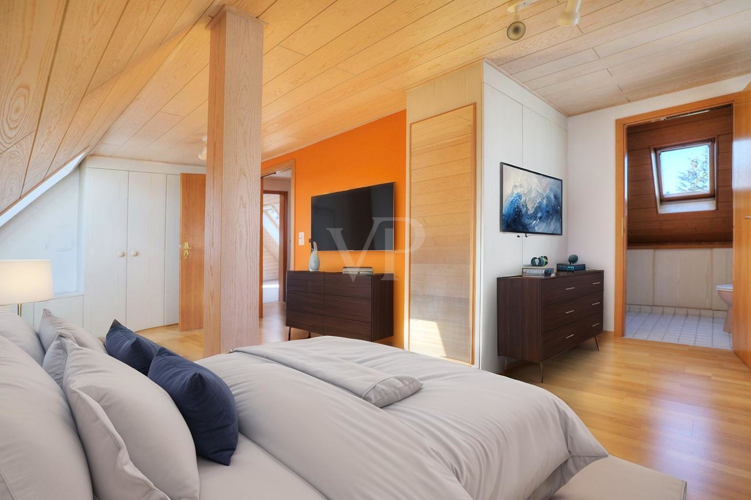 Schlafzimmer - mögliche Möblierung