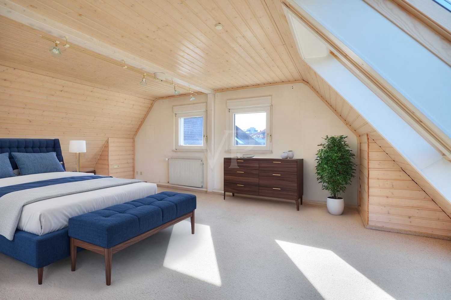 Schlafzimmer - mögliche Möblierung