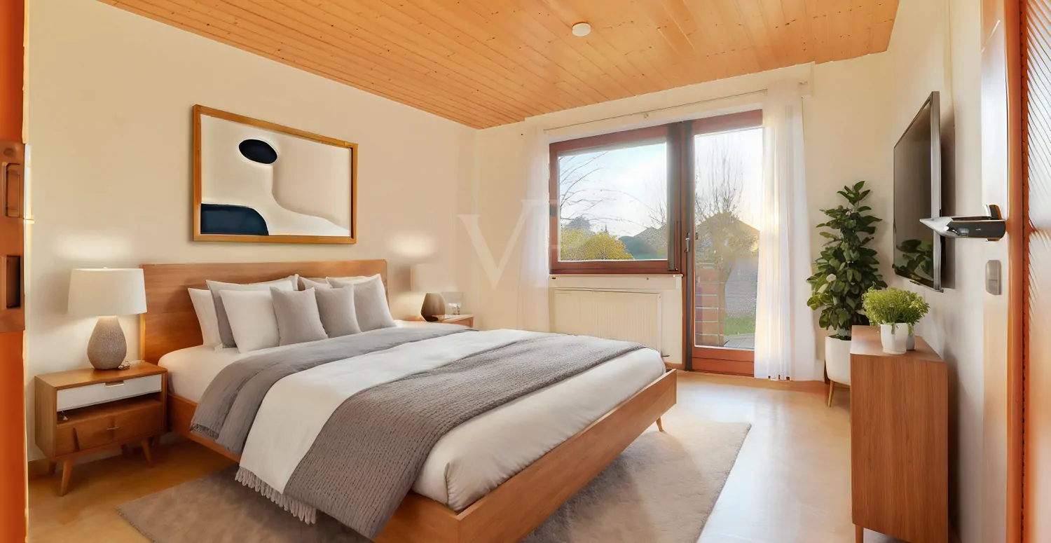 Schlafzimmer mögliche Möblierung