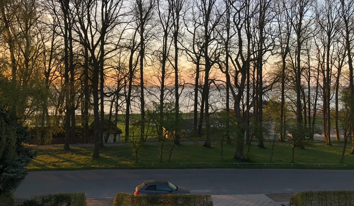 Meerblick im Frühling