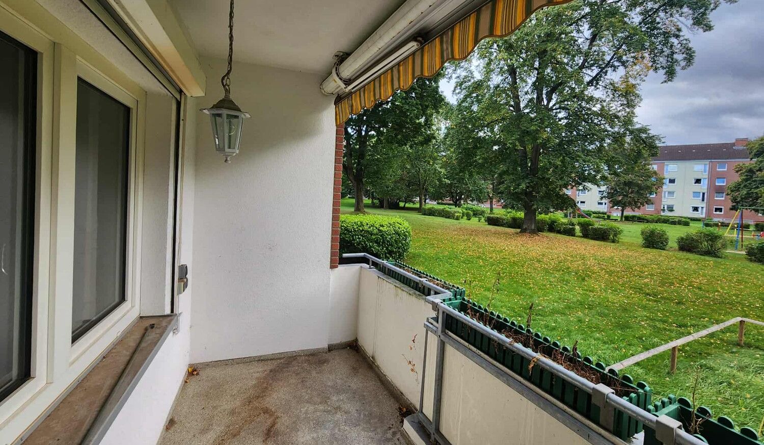 Balkon zur Gartenseite
