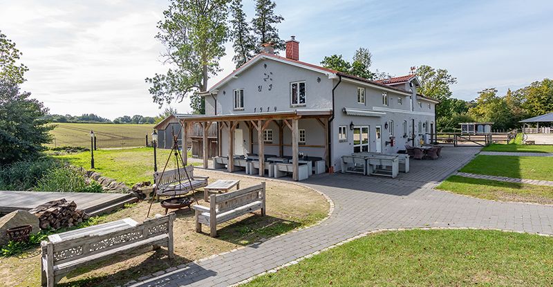 Blick gen Remise