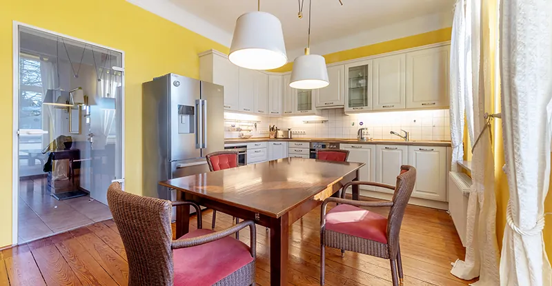 Erdgeschosswohnung: Essbereich