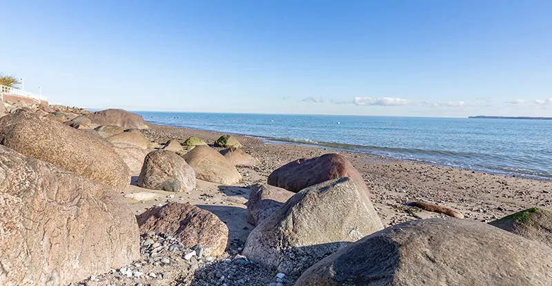 das Brodtener Steilufer vor der Tür