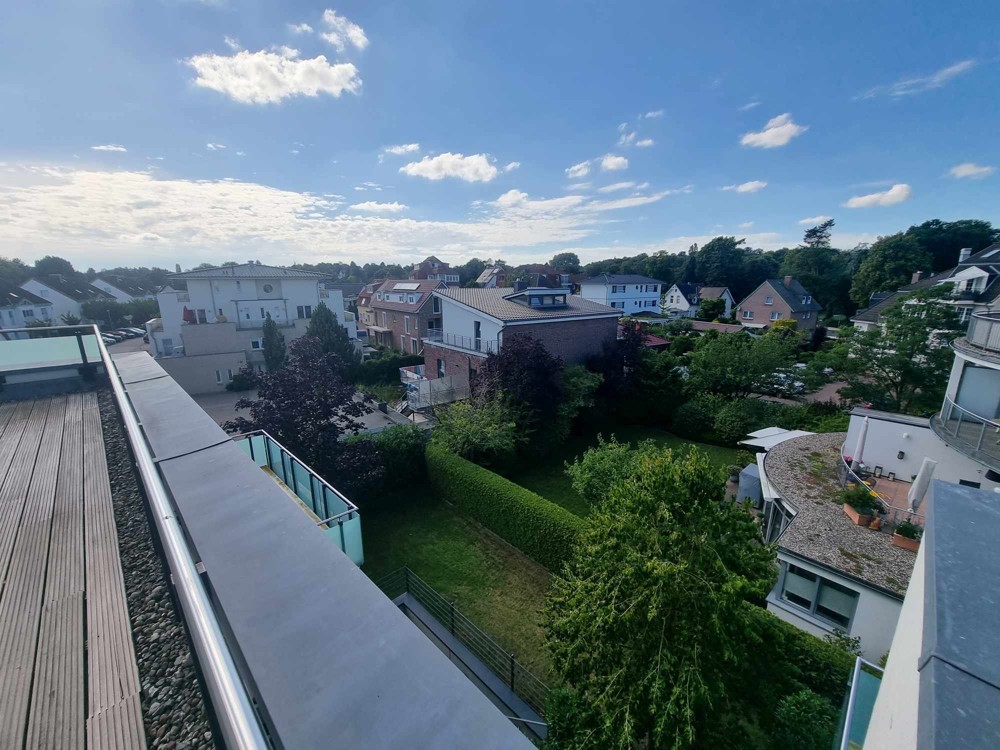 Ausblick von der Dachterrasse