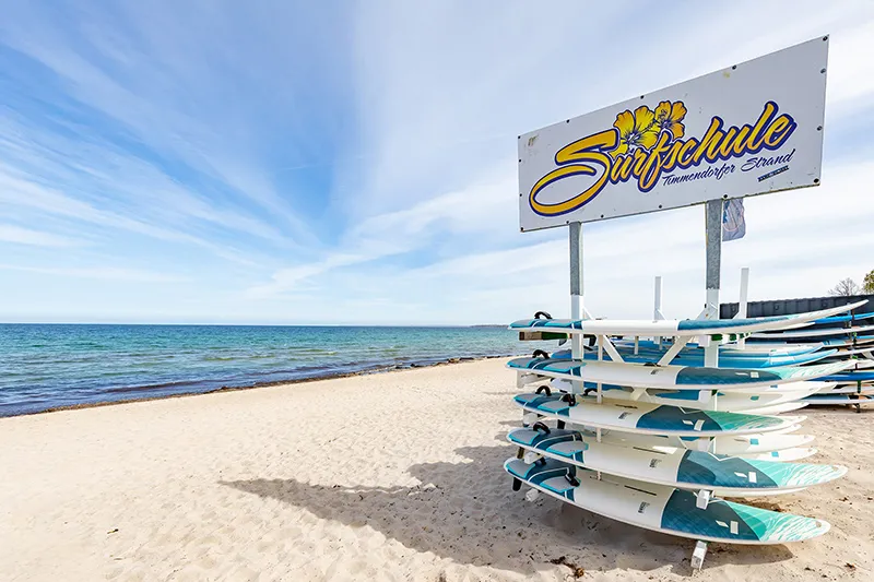 Strandabschnitt gegenüber