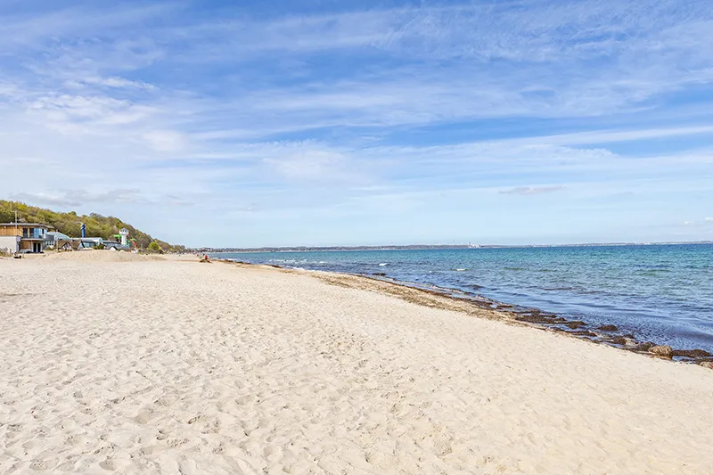 Strandabschnitt gegenüber