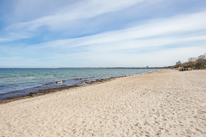 Strandabschnitt gegenüber