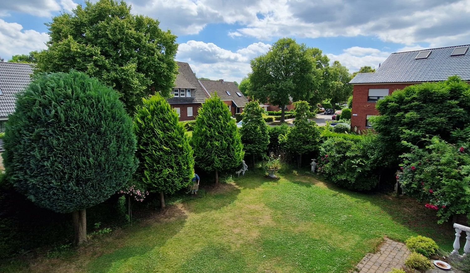 Blick Garten vorne