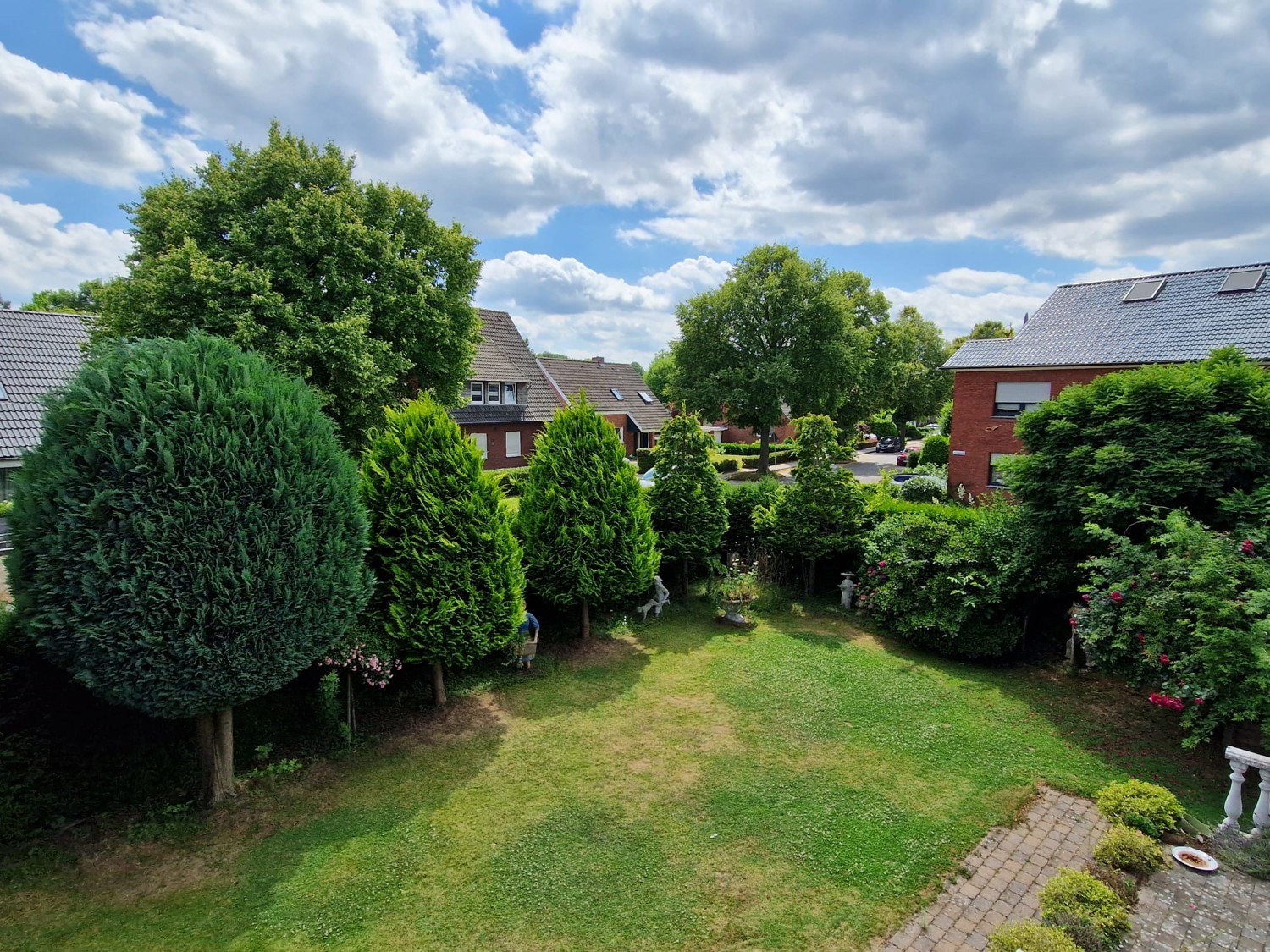 Blick Garten vorne