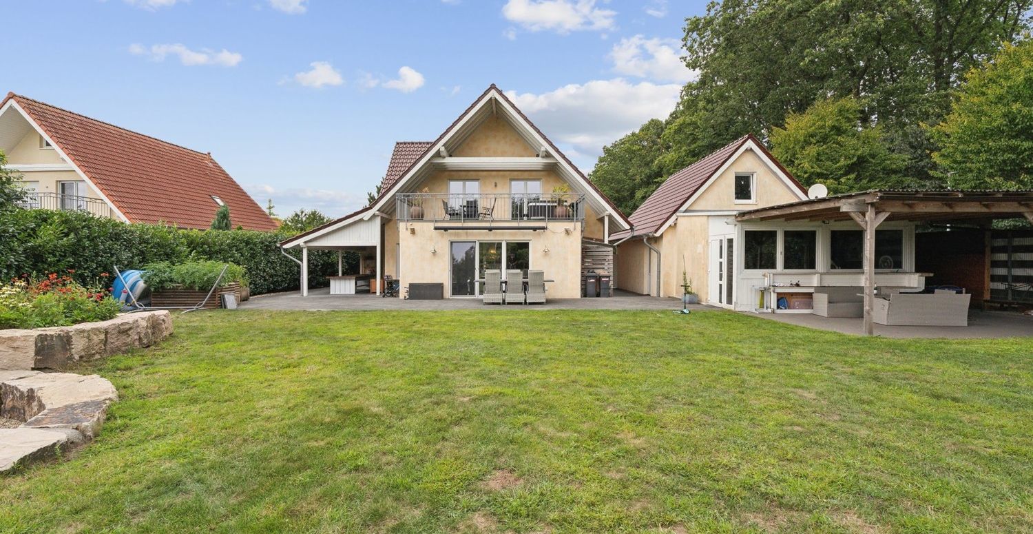 Gartenansicht Haus