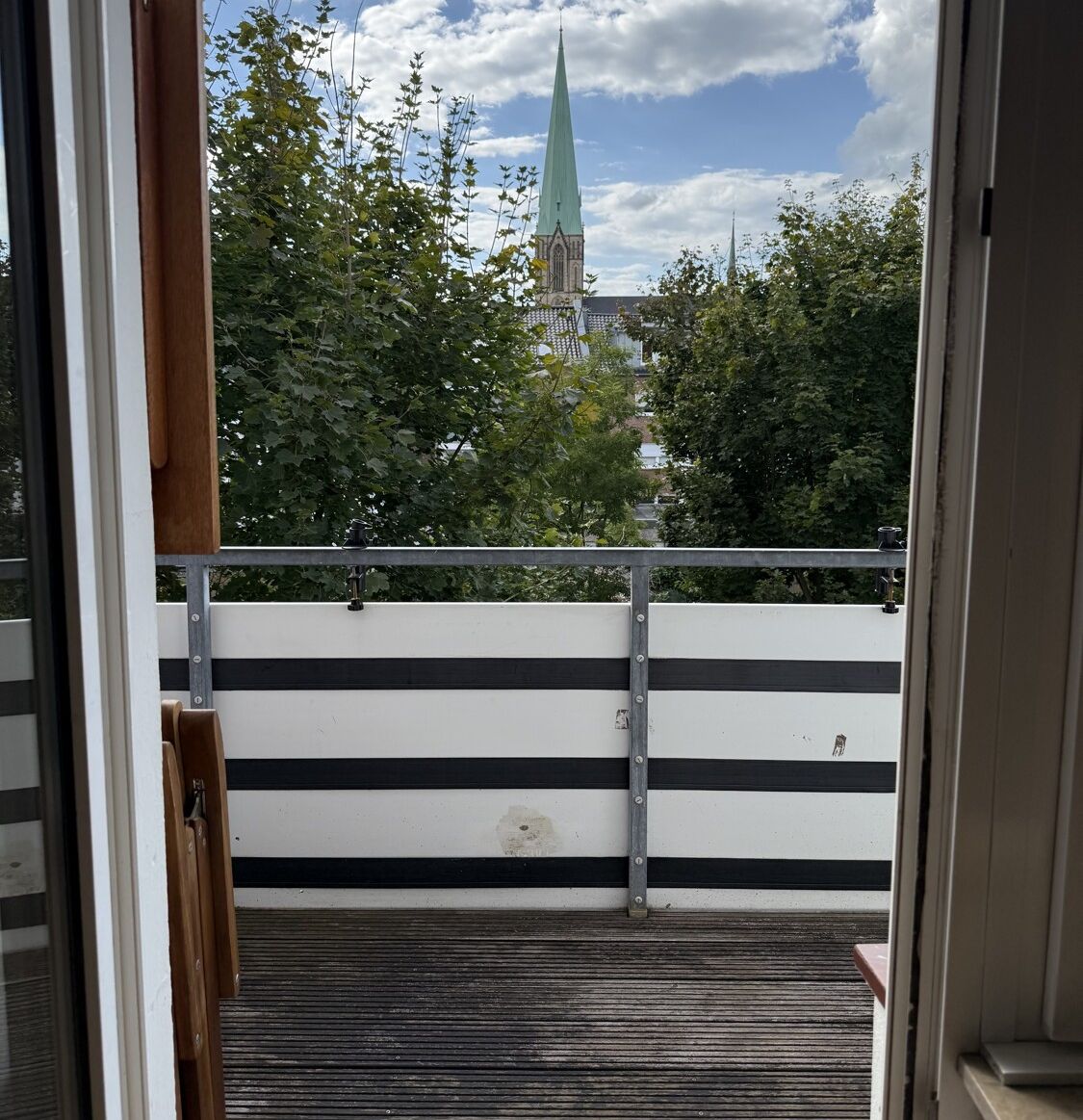 Ausblick Balkon