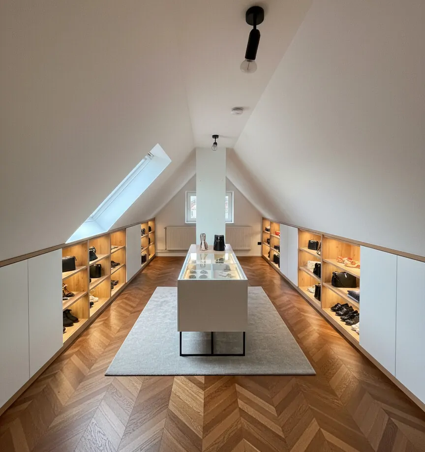 Dachboden visualisiert