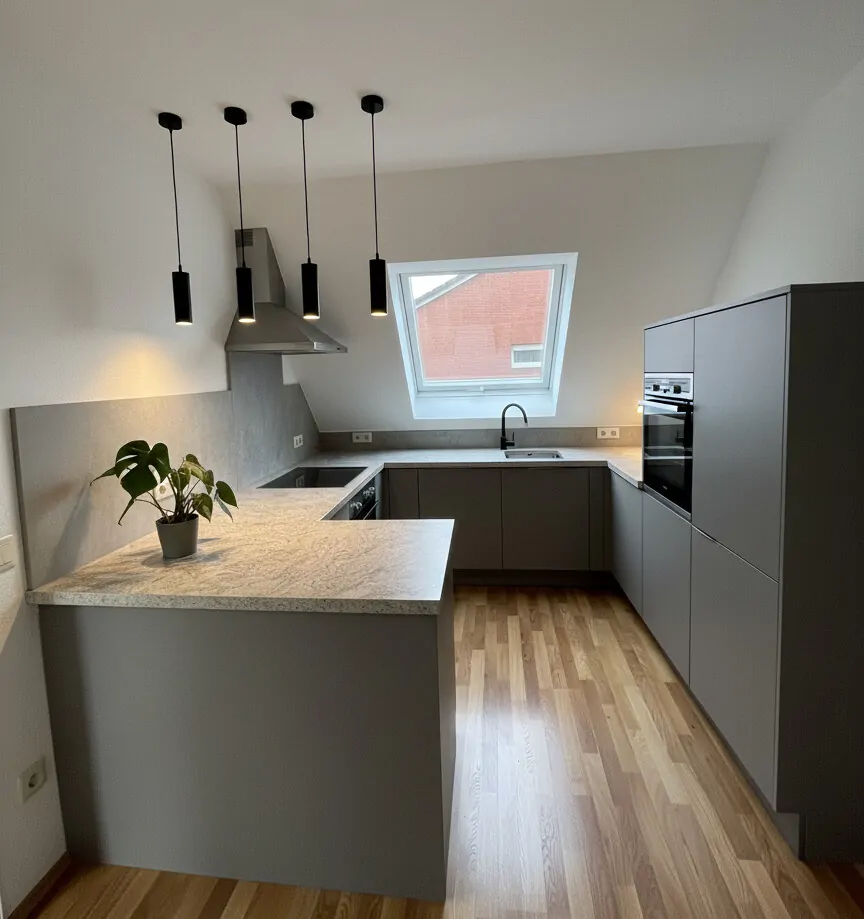 Küche 1. OG visualisiert