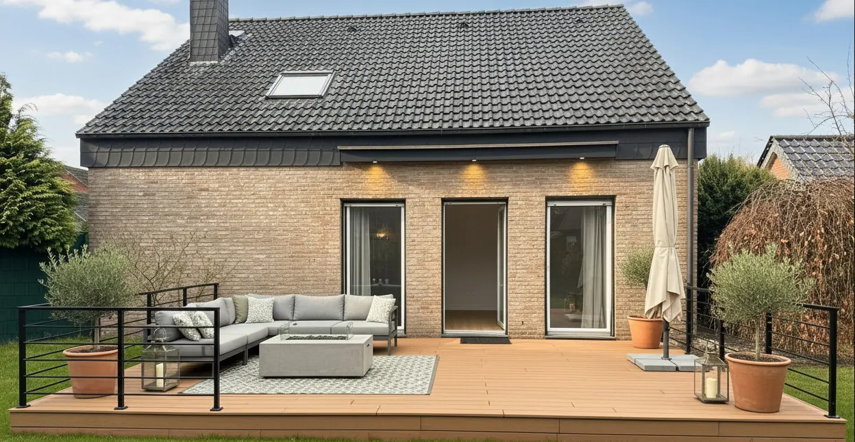 Gartenansicht Visualisierung