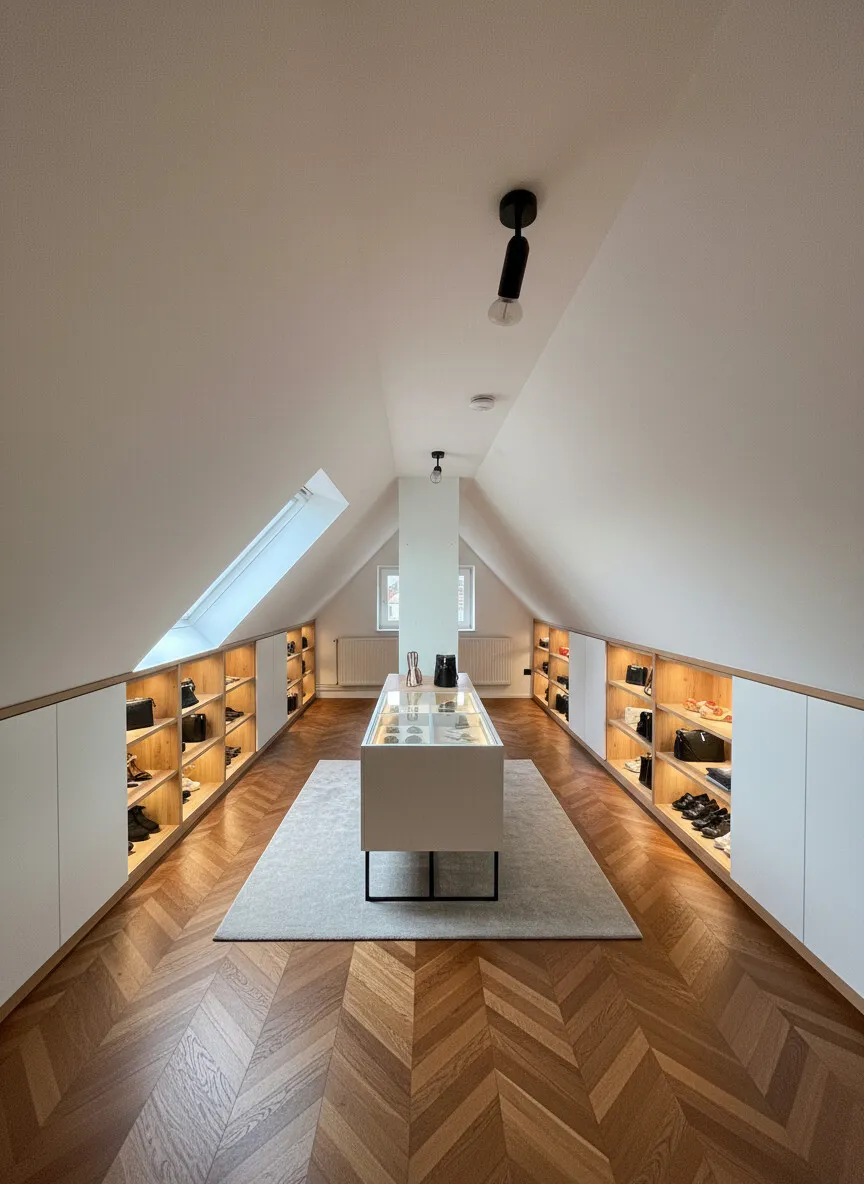 Dachboden visualisiert