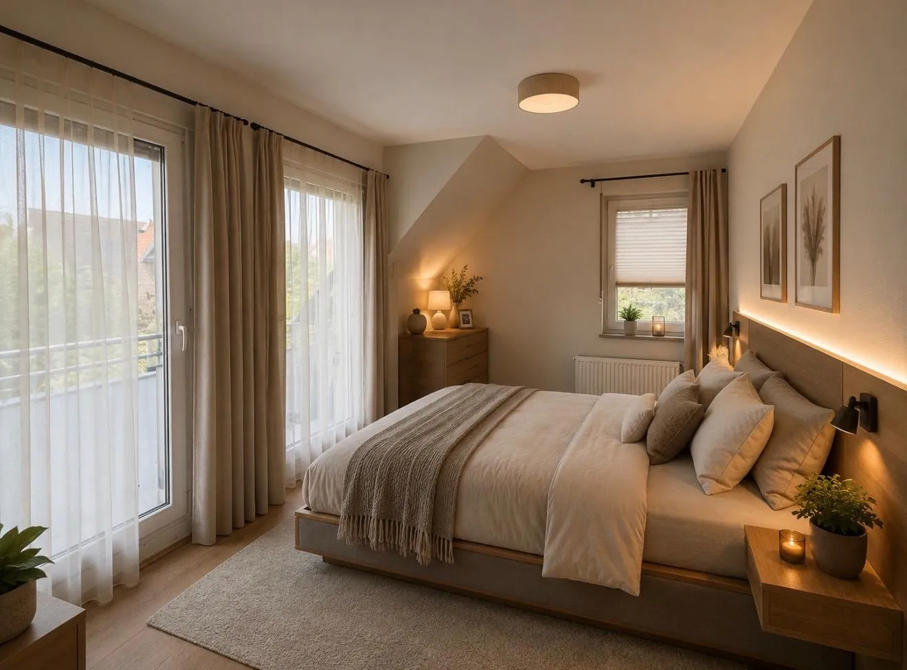 Schlafzimmer Visualisiert
