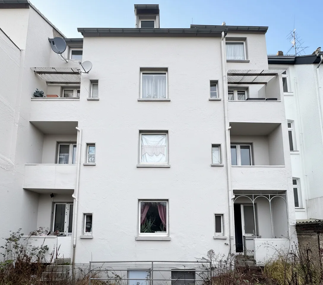 Rückansicht des Hauses