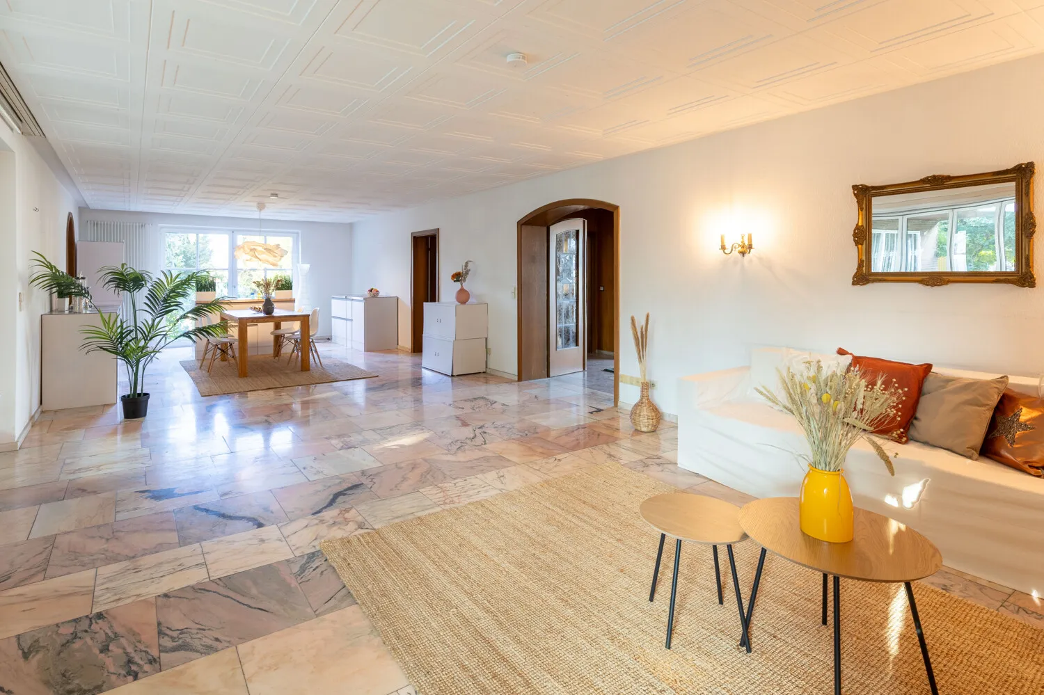 Wohnzimmer Esszimmer "Küche" gesamt