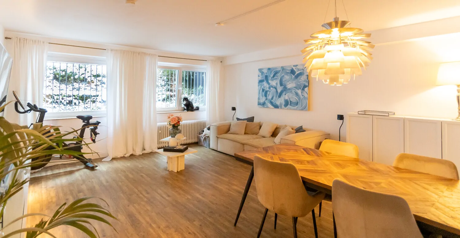 Wohnraum Appartment Souterain