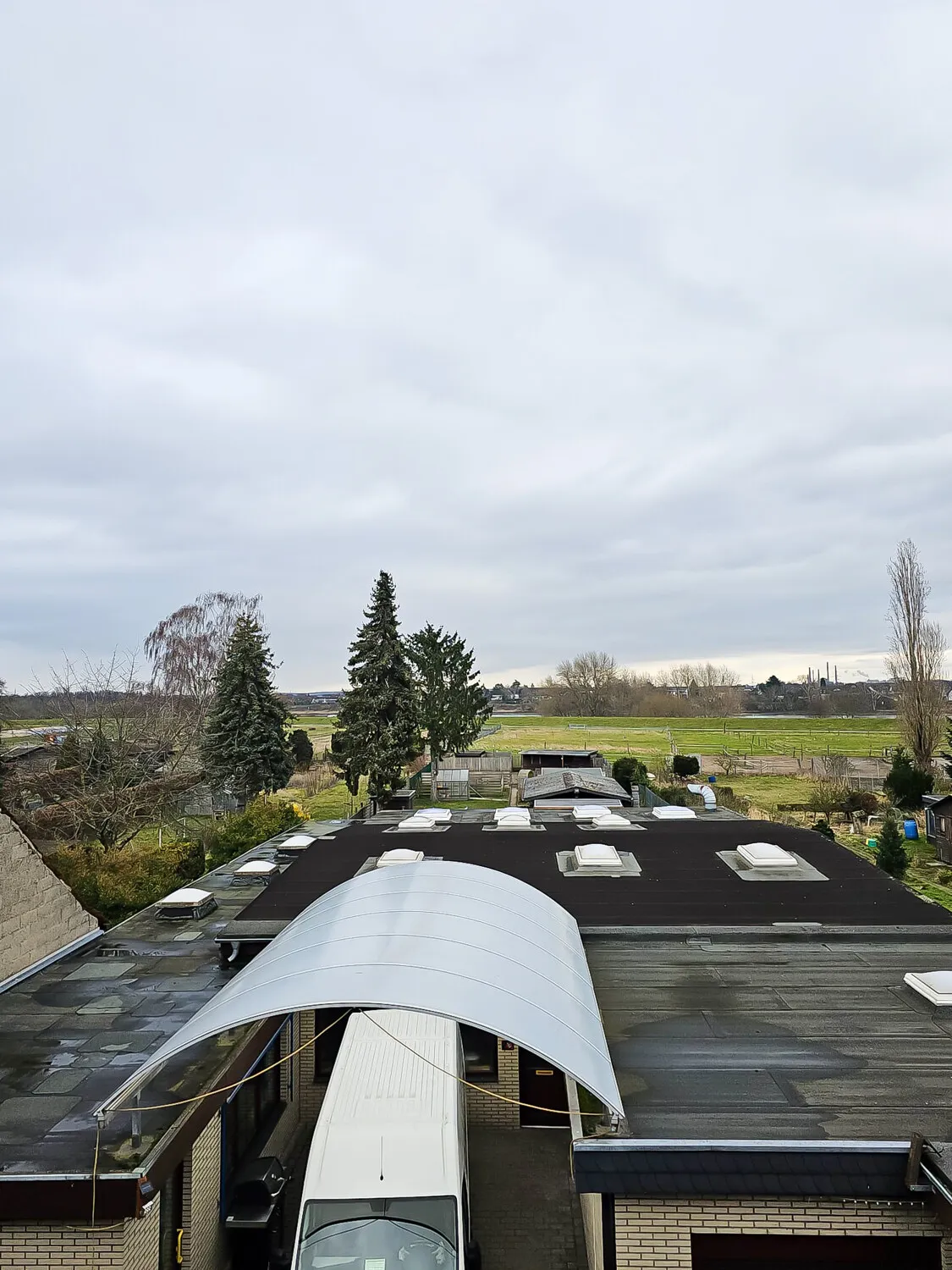 Blick in Richtung Rhein