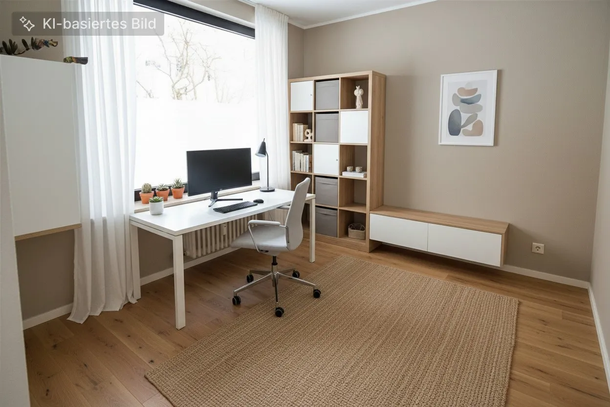 Arbeiten möbliert