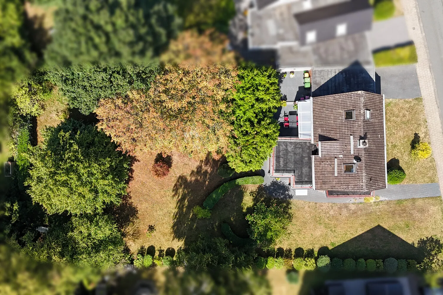 Aufsicht auf das gesamte Grundstück