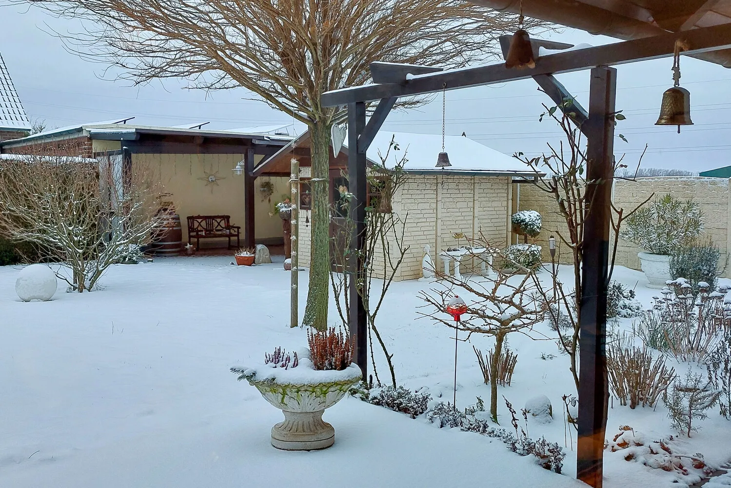 Garten im Winter
