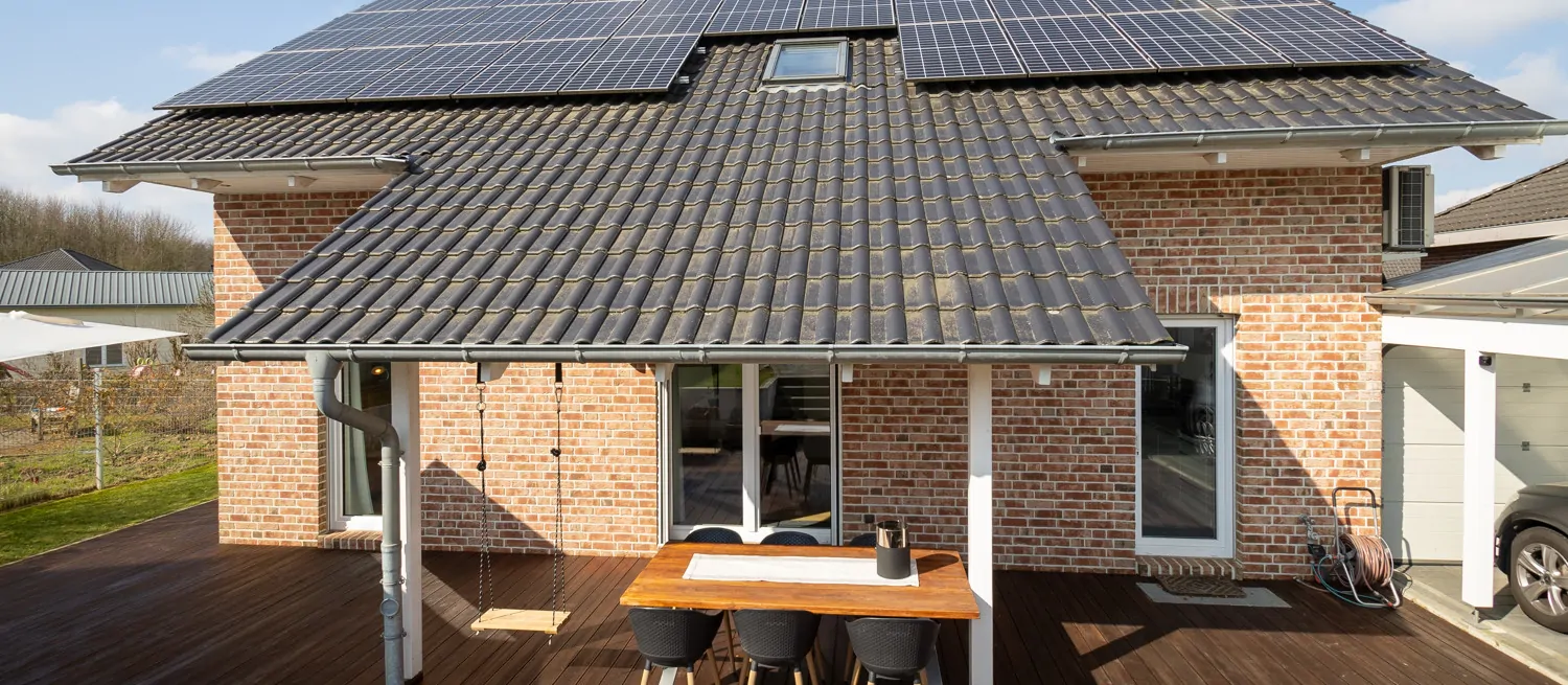 Rückansicht Terrasse