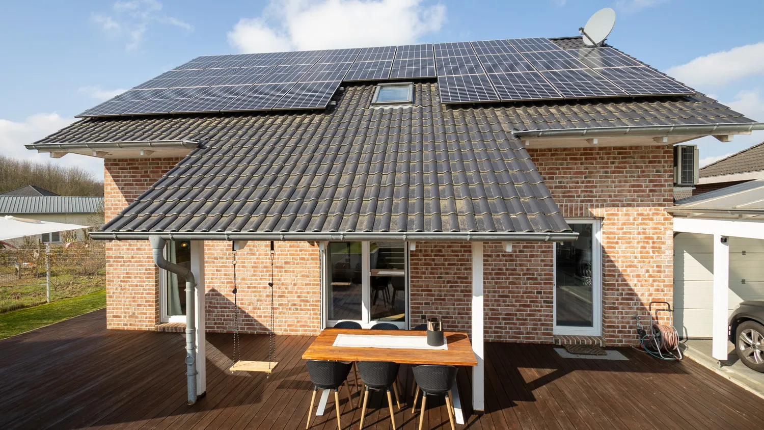 Rückansicht Terrasse