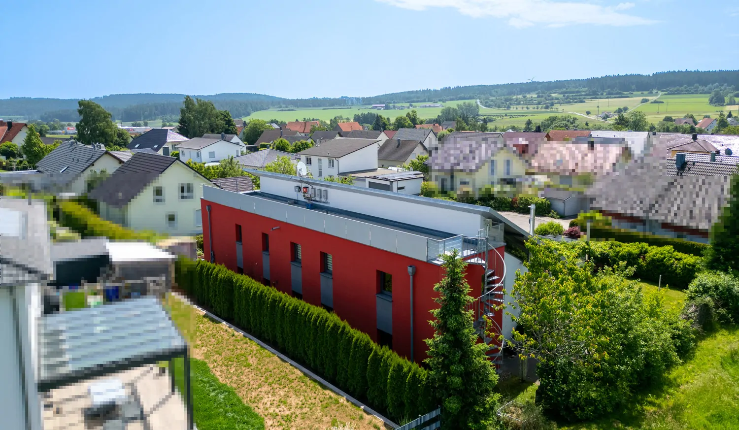 Luftaufnahme Rückseite