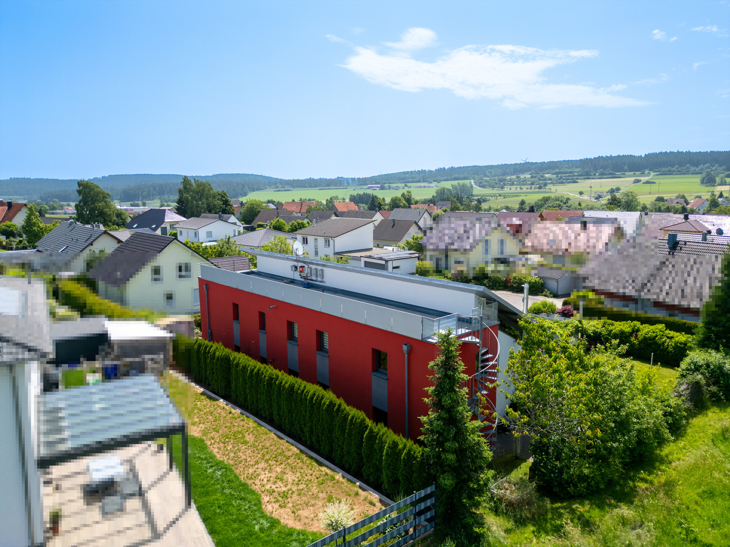 Luftaufnahme Rückseite