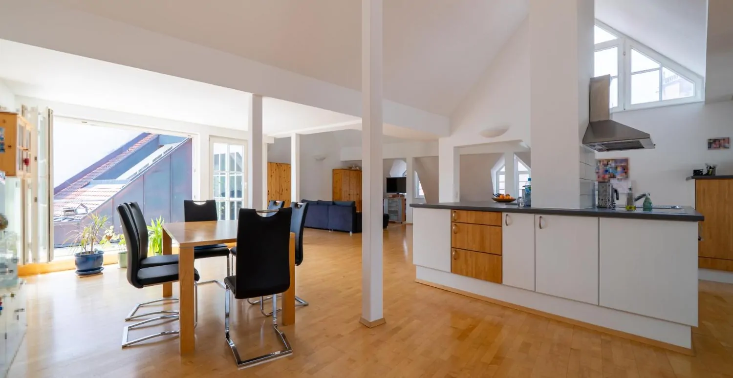 Außergewöhnlich und großzügig Wohnen - Maisonette über den Dächern der Villinger Innenstadt