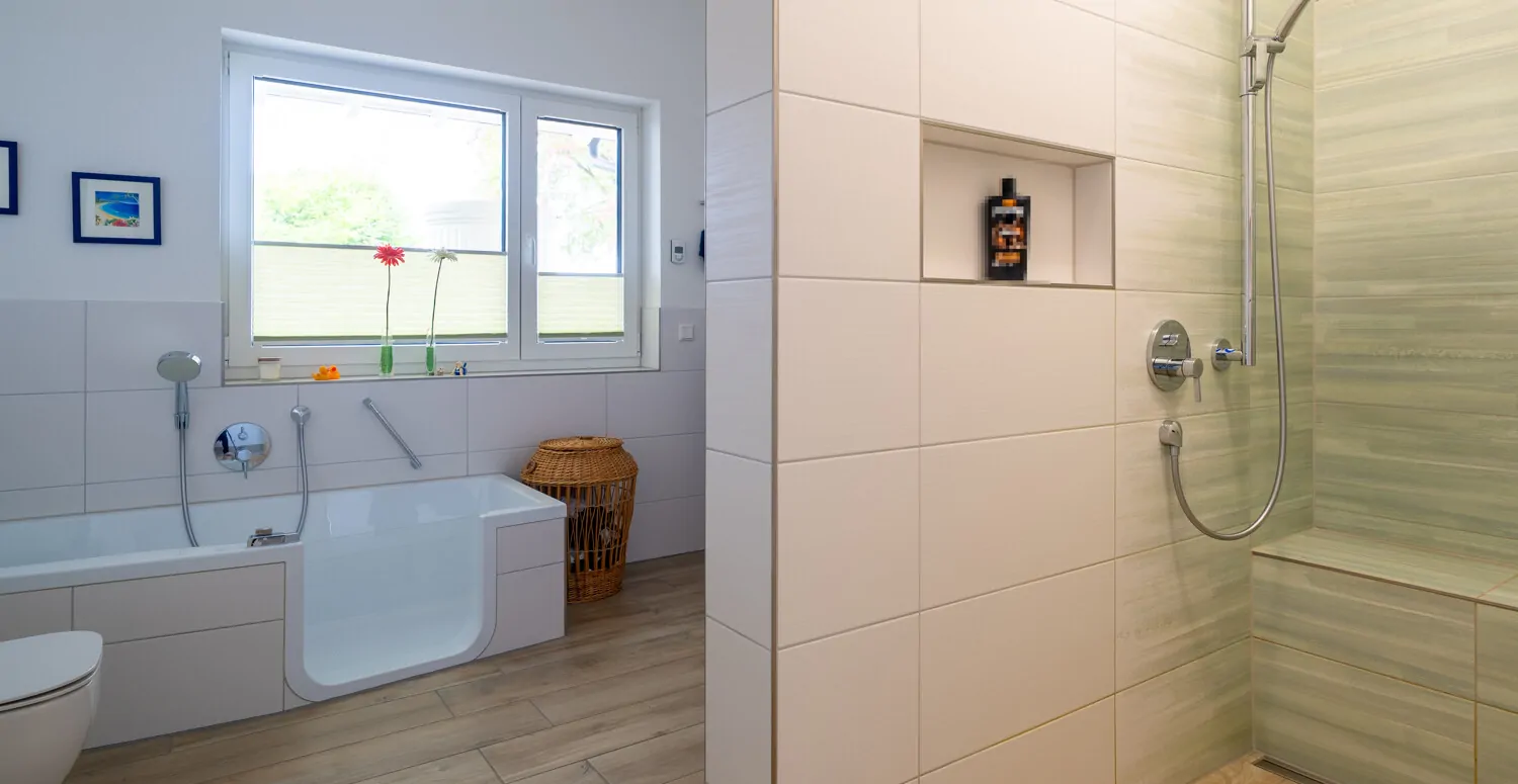 barrierefreie Dusche