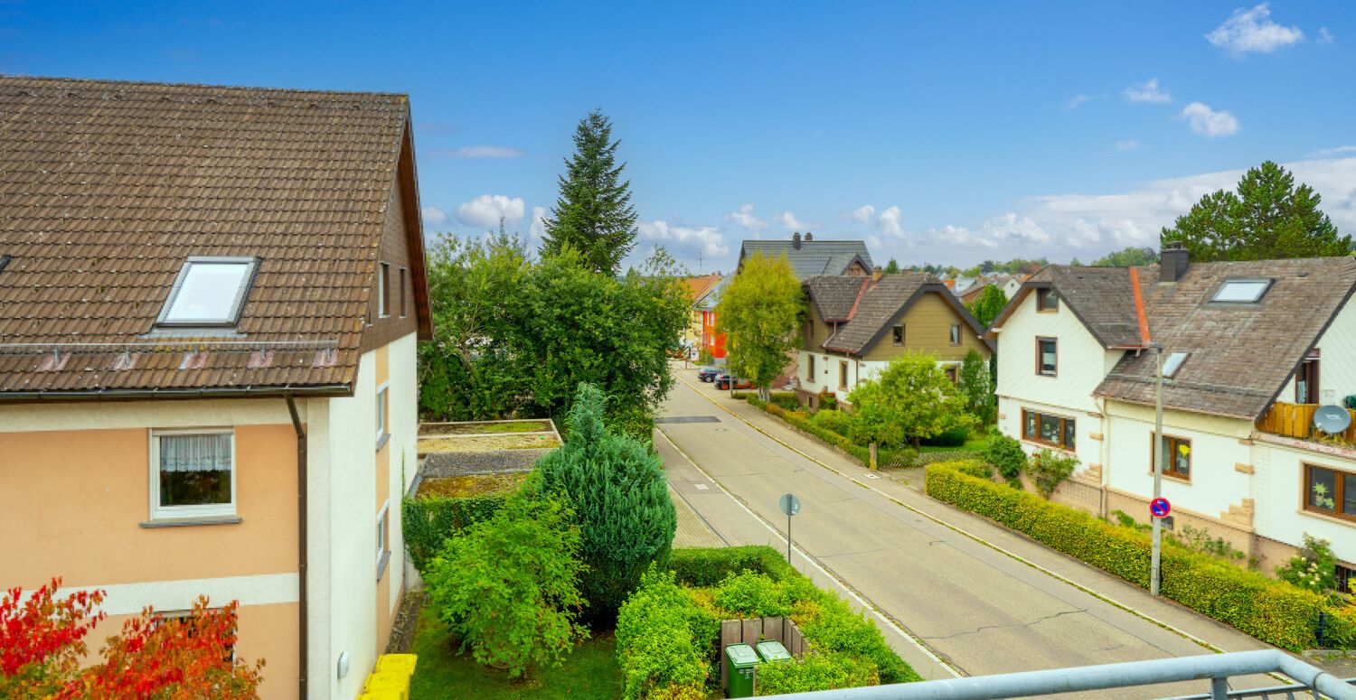 Ausblick vom Balkon