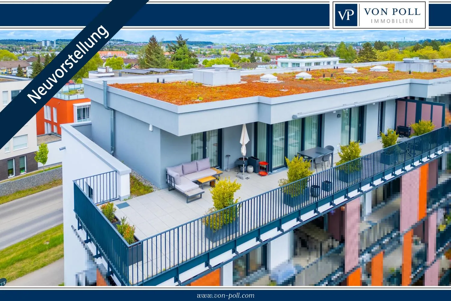 Neuwertiges Penthouse | ca. 157 m² Wohnfläche | Dachterrasse mit Weitblick| Aufzug | TG-Stellplatz