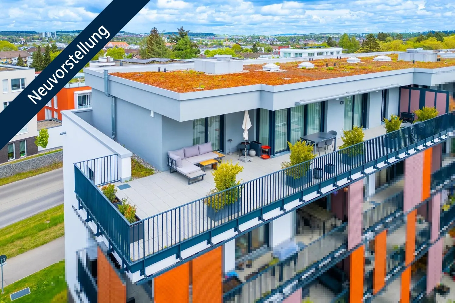 Neuwertiges Penthouse | ca. 157 m² Wohnfläche | Dachterrasse mit Weitblick| Aufzug | TG-Stellplatz