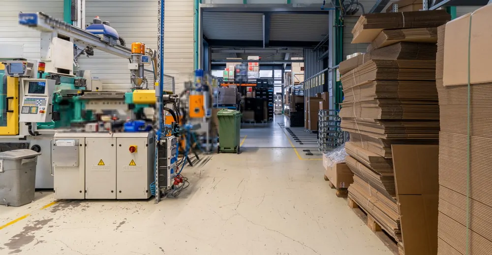 Zugang zur in 2012 angebauten Halle