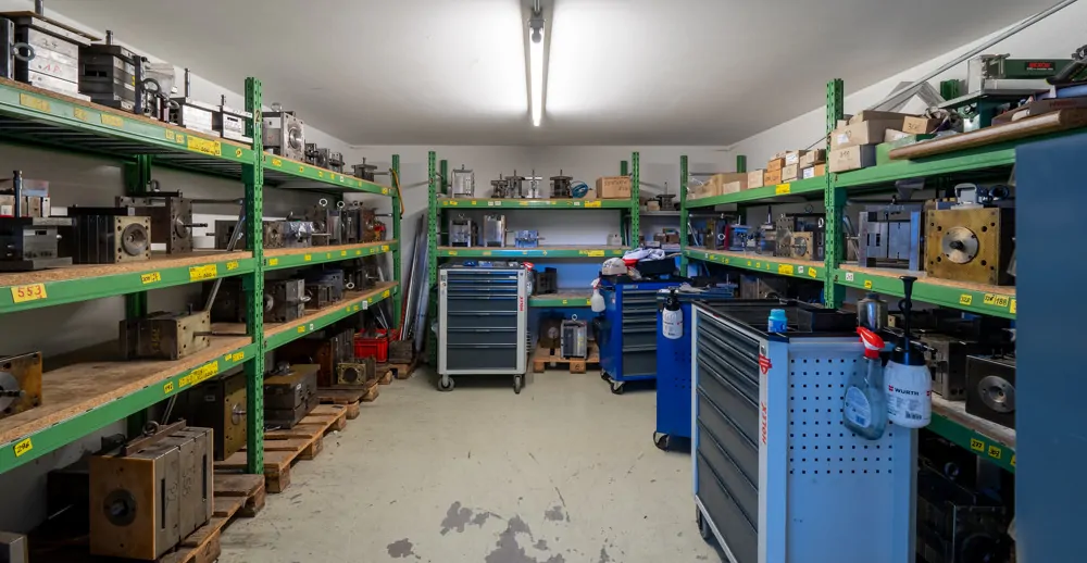 feuergeschützter Werkzeugraum