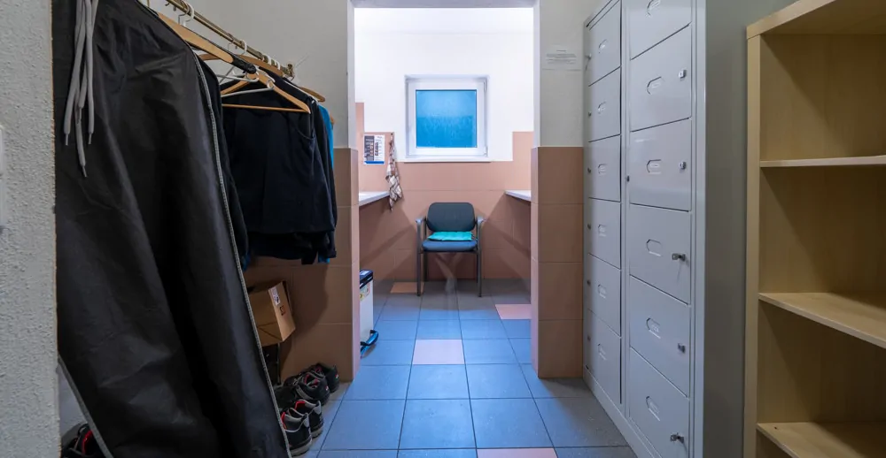 Umkleideräume Untergeschoss