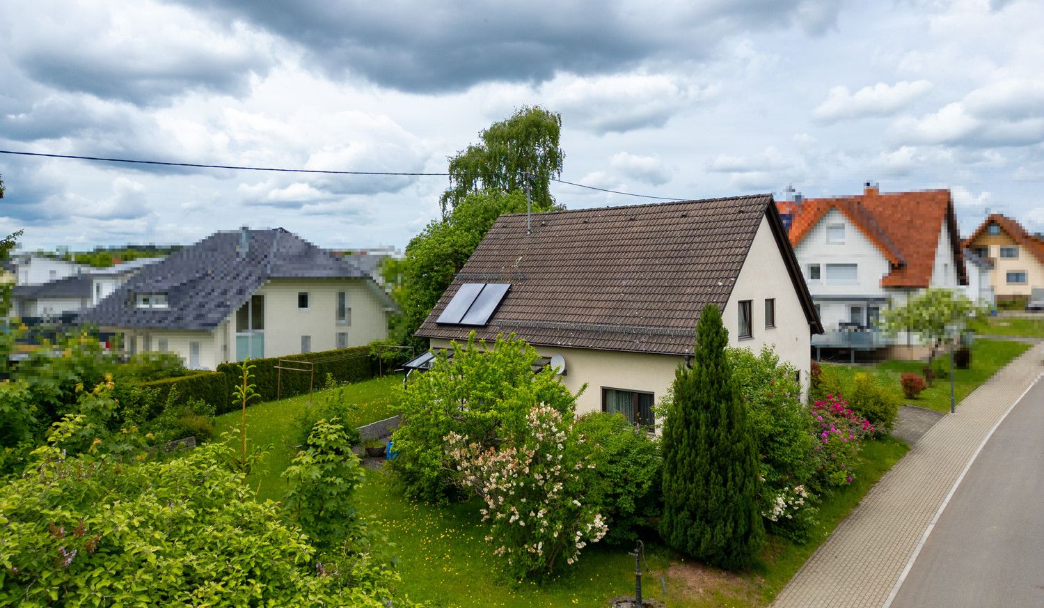 Luftaufnahme Gartenseite