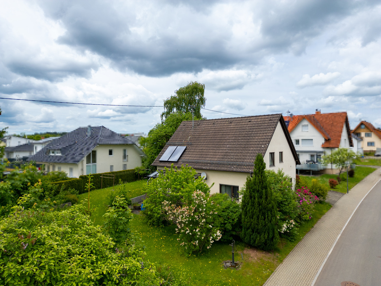 Luftaufnahme Gartenseite