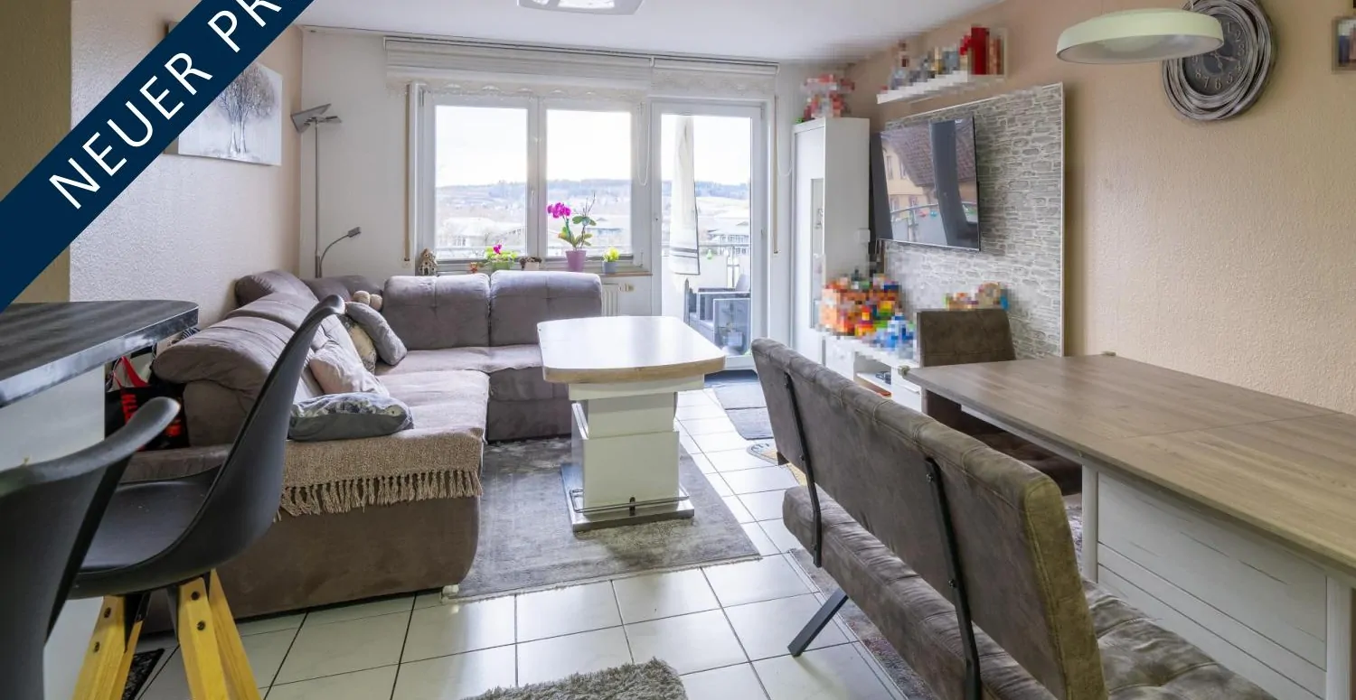 Stadtglück mit Aussicht: Wohnen in sonnenverwöhnter 4-Zimmer-Oase in Villingen