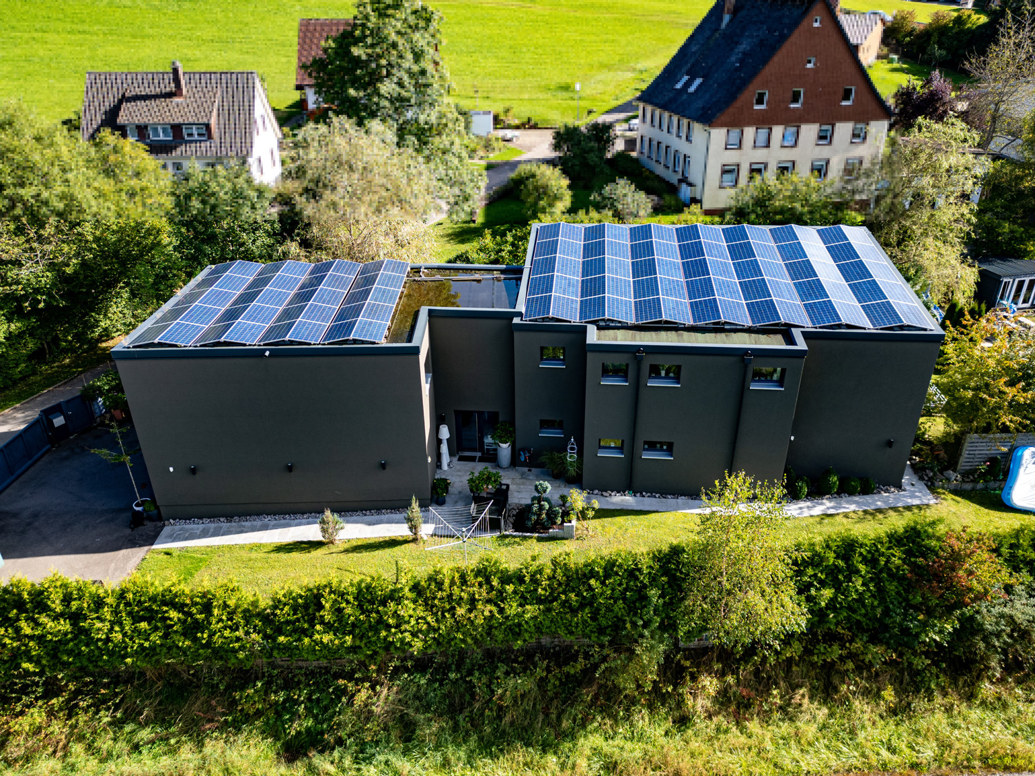 Photovoltaikanlage und durchdachte Technik