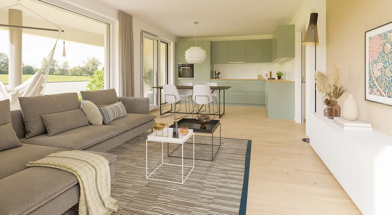 Visualisierung Wohnzimmer