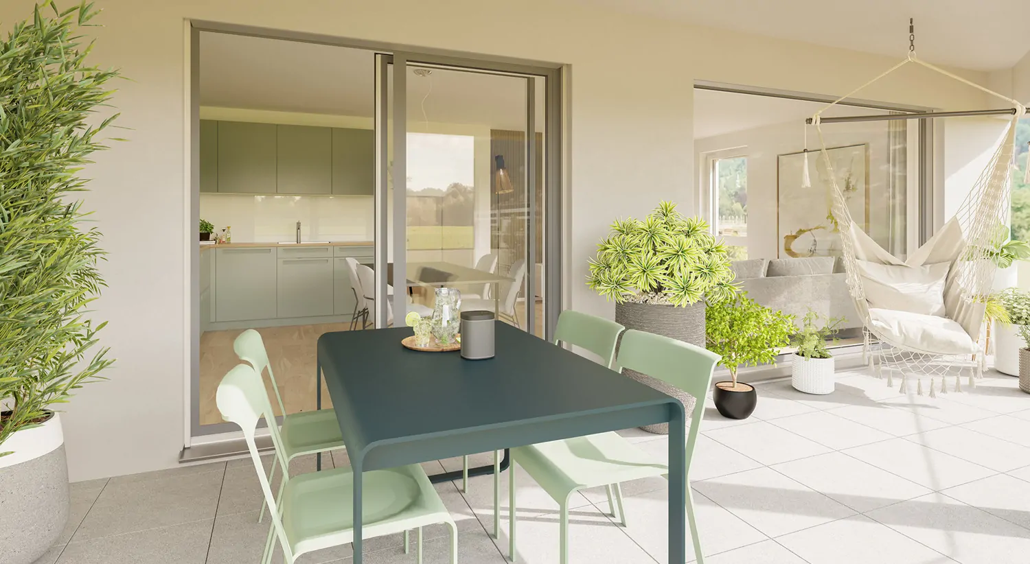 Visualisierung Balkon