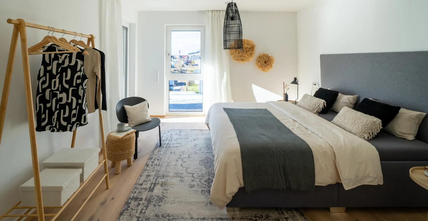 Musterwhg. Penthouse - Schlafzimmer