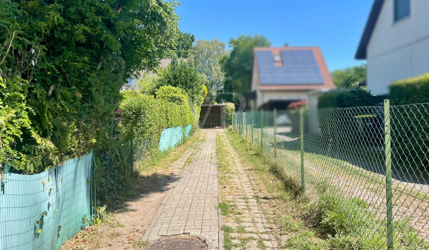 Zugang zum Grundstück