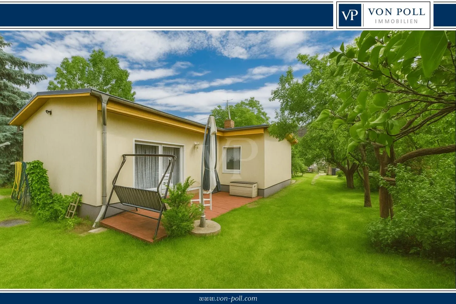 Hausansicht Drohnenansicht